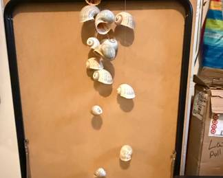 Seashell Wind Chime with Spiral Shells