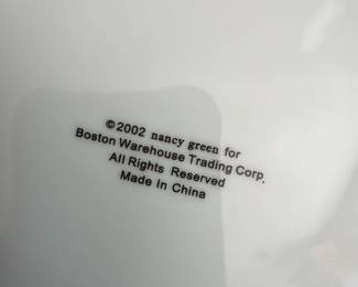 Nancy Green for Boston Warehouse Trading Corp. Dessert Excuses Dessert Plates Set of second image