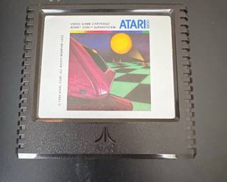 Atari Supersystem Video Game Cartridge