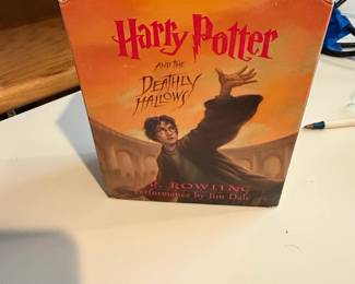 Harry Potter and the Deathly Hallows Audiobook CD Set Performed by Jim Dale