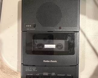 Radio Shack CTR Voice Activated Cassette Tape Recorder