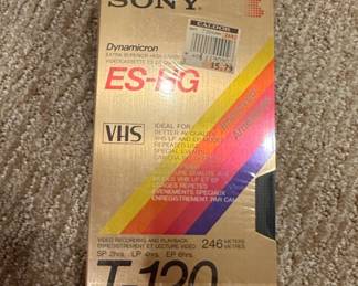 Sony T ESFG Dynamicron VHS Video Cassette
