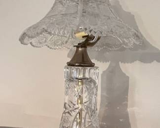 Cut Crystal Boudoir Lamp Style