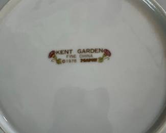 Kent Garden Fine China Cup and Saucer Set