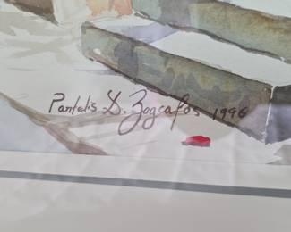 Pantelis L. Zagafos Watercolor Painting