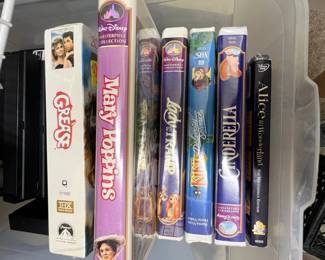 Disney Masterpiece Collection VHS Tapes Bundle
