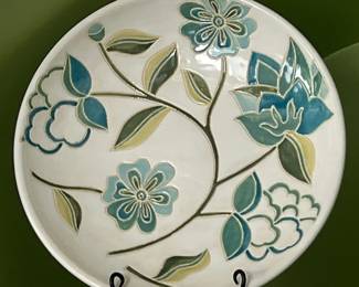 Blue Ridge Southern Potteries Floral Serving Platter