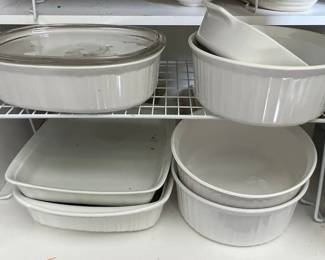 CorningWare French White Ceramic Bakeware Set