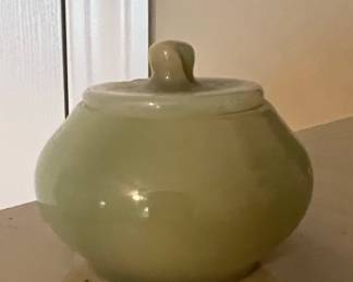 Pottery Lidded Jar