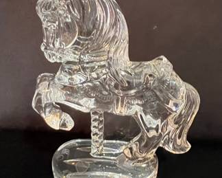 Waterford Crystal Carousel Horse Figurine 1997