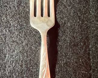 Alvin Sterling Pastry Fork
