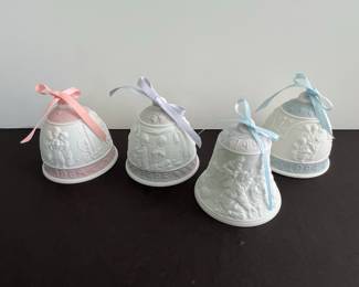 Lladro Porcelain Annual Christmas Bells
