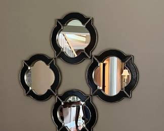Set of Four Quatrefoil Mirrors