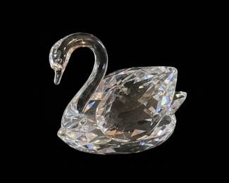Swarovski Crystal Swan Figurine