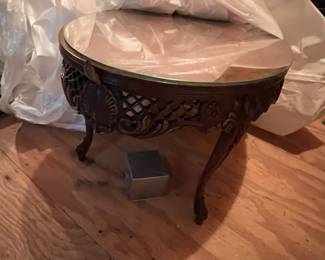 Louis XV Style Marquetry Occasional Table