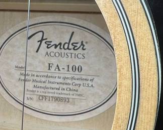 Fender FA-100 Acoustic Guitar