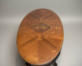 Louis XV Style Marquetry Occasional Table