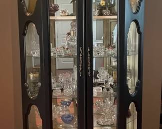 Black Panorama Curio Cabinet
