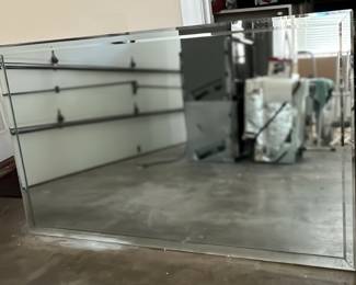 Large Unframed Mirror