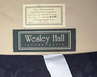 Wesley Hall Upholstered Wingback Chair