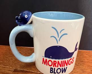 BigMouth Inc. Mornings Blow Whale Mug