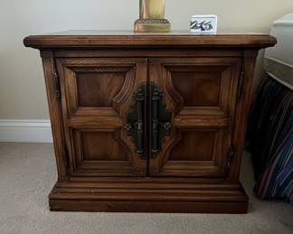 Vintage Drexel Heritage Campaign Style Nightstand - set of 2