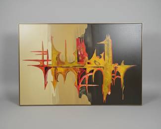 Carlo of Hollywood Style Abstract Oil Painting
