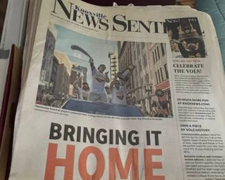 Knoxville News Sentinel "Bringing It Home" Commemorative Edition - June 26, 2024