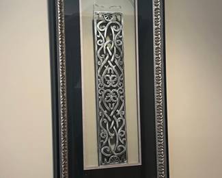 Ornate Metal Celtic Scroll Panel