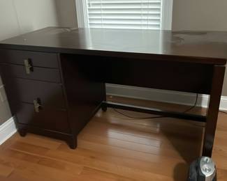 Dark Wood Executive Desk
