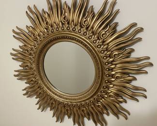 Syroco Style Sunburst Mirror