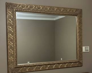 Ornate Gilt Wood Framed Mirror - Bombay Company Style