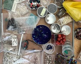 Assorted Jewelry Making Beads and Findings