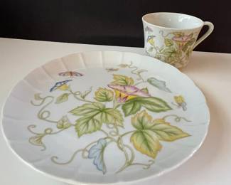 Kent Garden Fine China Cup and Saucer Set