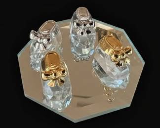 Miniature Crystal Figurines 