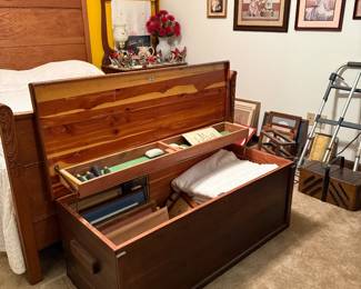 Cedar chest.