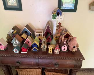 Decorative birdhouse collection