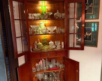 Lighted China cabinet. Great shape.