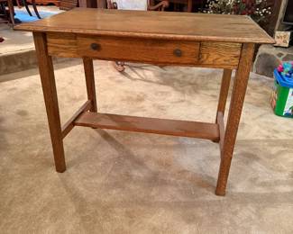 Mission style desk
