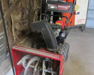 24" Snowblower White Outdoor Products
