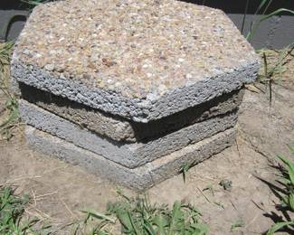 4 - 16” AGGREGATE STEPPING STONES