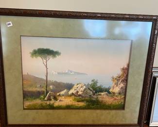 Lovely unsigned watercolor