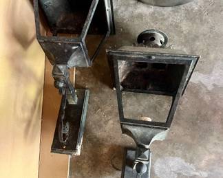 $150~ Pair Of Carriage Lanterns