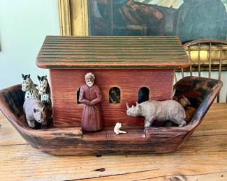 $250~ Wolf Creek Wood & Resin Noah’s Ark