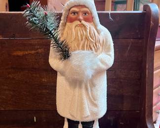 $150~ Large Ino Schaller Paper Mache Santa