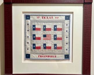 $250~ Kate Adam’s Framed Quilt Sampler~ Retails $645.00