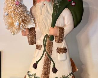 $195~ Large Chalk Ware Belsnickel