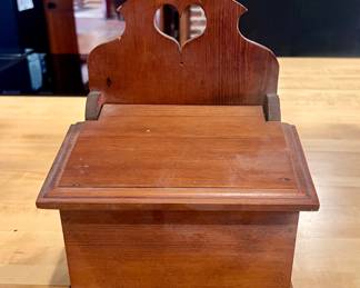 $30~ Primitive Salt Box