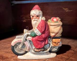 $125~Vaillancourt Motorcycle Santa
