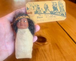 $25~ Vintage Skookum Papoose Doll